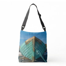 Grönt Boat Bow Crossover Tote