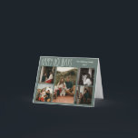 Grönt Boho Polka-punkt med femfoto Helgkort<br><div class="desc">Den här grönten är ett femfoto-helgdag-kort med en prickad docka. Det är perfekt för din moderna bohemiska land-Julhälsningar. Det klassiska, rustiska men finstilta, handritade teckensnittet ge är en snygg vintage som ser söt och enkel ut. Polka dots kom i jordtoner av rött, sage grönt, rosa, terrakotta, rost och tan. Utformningen...</div>