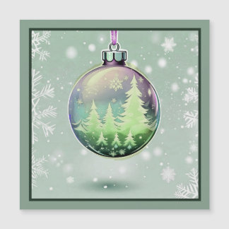 Grönt Boll Magnetic Card