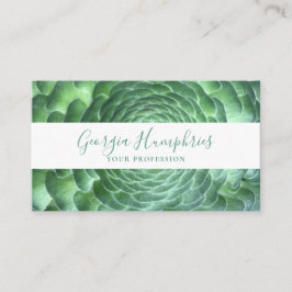 Grönt Botaniskt Affärskort Visitkort