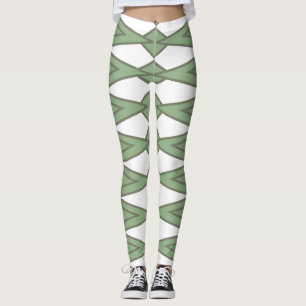 Grönt Bowties Leggings