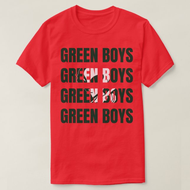 Grönt Boys Casablanca T Shirt (Design framsida)