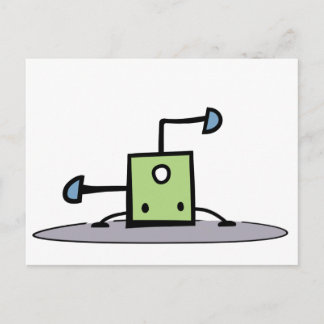 Grönt Breakdans Sak Vykort