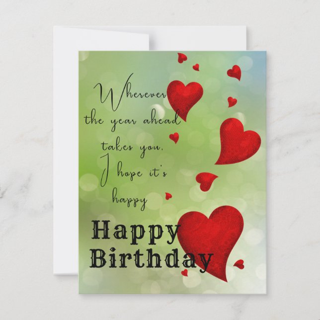 Grönt Brev Kort (Framsida)