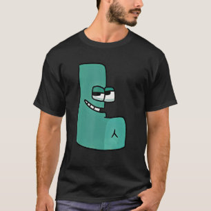 Grönt Brev L Alphabet Lore T Shirt
