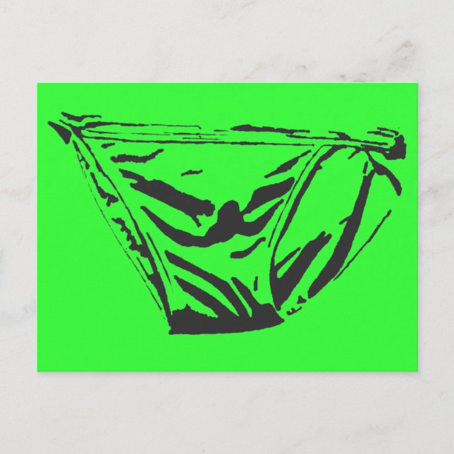 Grönt Briefs vykort (Framsida)