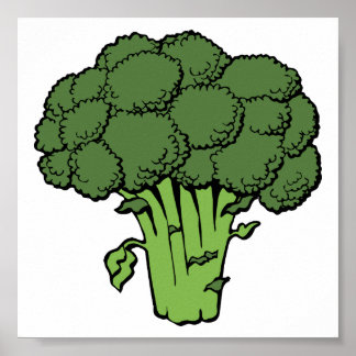 Grönt Broccoli Poster