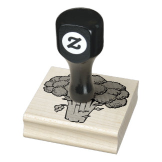 Grönt Broccoli Stämpel