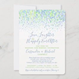 Grönt bröllop - förnyelse ett år lyckligtvis efter inbjudningar