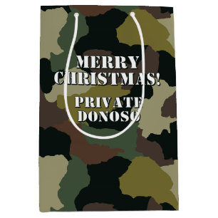 Grönt Brown Camouflage Anpassningsbar God jul