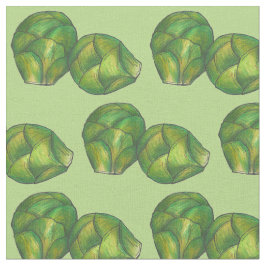 Grönt Bryssel Sprouts Vegetarian Vegetable Foodie Tyg