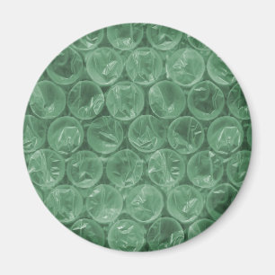 Grönt bubblar sjalmönster magnet
