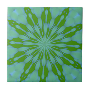 Grönt Bubble Zen Tile Kakelplatta