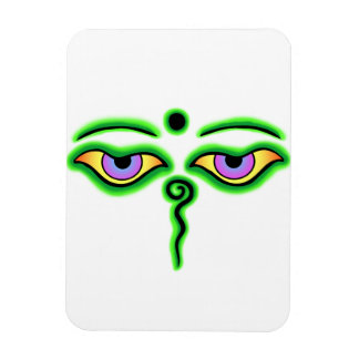 Grönt Buddha Ögon.png Magnet