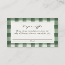 Grönt Buffalo Play Diaper Raffle