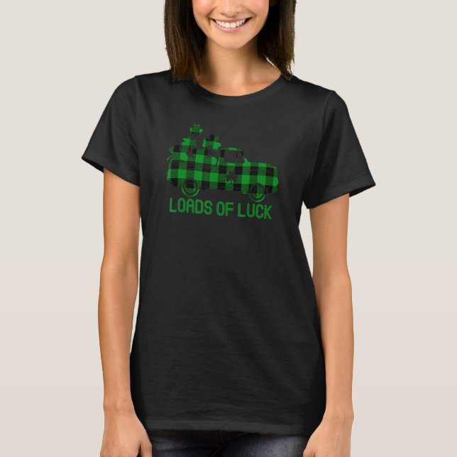 Grönt Buffalo Play Lastbil lasten Tur St Patrick' T Shirt (Framsida)