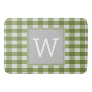 Grönt Buffalo Play Monogram Bath Mat Badrumsmatta