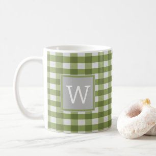 Grönt Buffalo Play Monogram Mugg