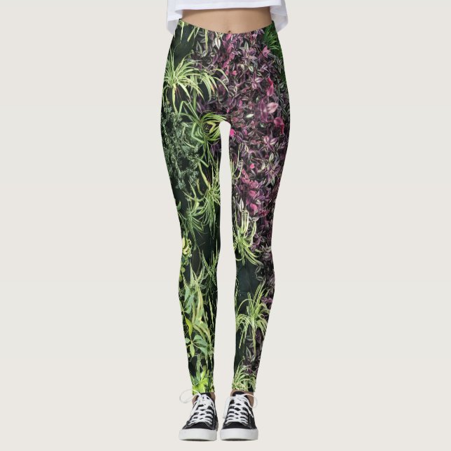 Grönt Bum Leggings (Framsida)