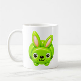Grönt Bunny Kaffemugg