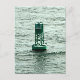 Grönt Buoy Vykort