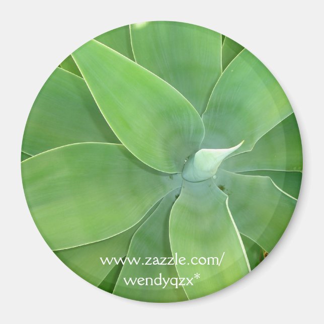 Grönt Burst Magnet (Framsidan)