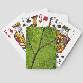 Grönt Butterbur Löv Casinokort