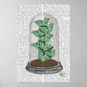 Grönt Butterflies i Bell Burk Poster