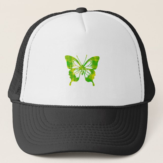 Grönt Butterfly Keps (Framsida)