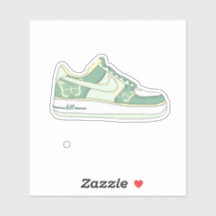 grönt butterfly sneakers jorda costume