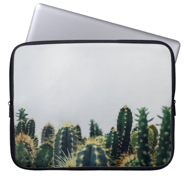 GRÖNT CACTI LAPTOP FODRAL (Framsidan)