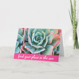Grönt Cacti Photo Hitta Ställe i Sol-skript Kort