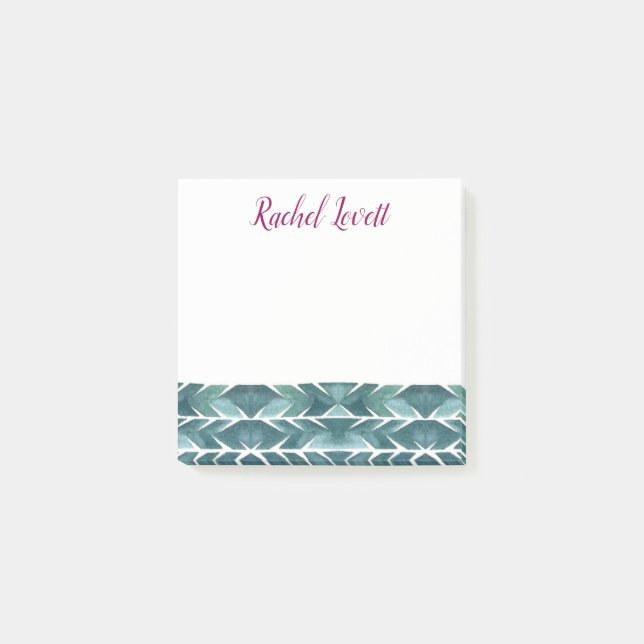 Grönt Cactus Struktur Post IT Notes Post-it Block (Framsida)