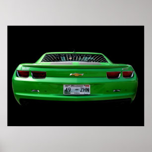 Grönt Camaro Poster