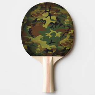 Grönt Cammo Pingisracket
