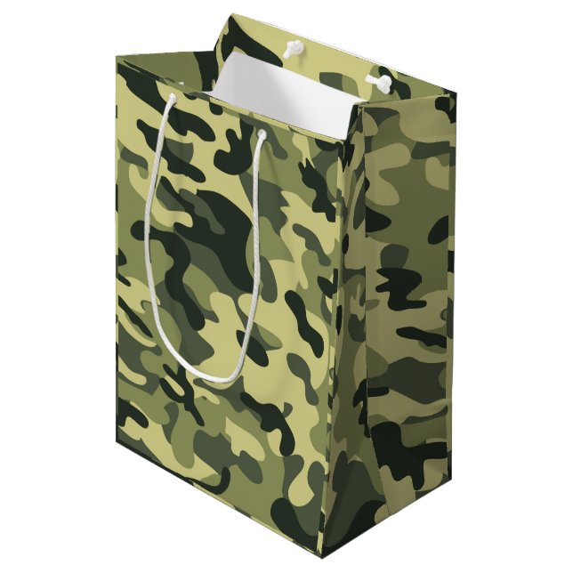 Grönt Camo (Framsidan Vinklad)
