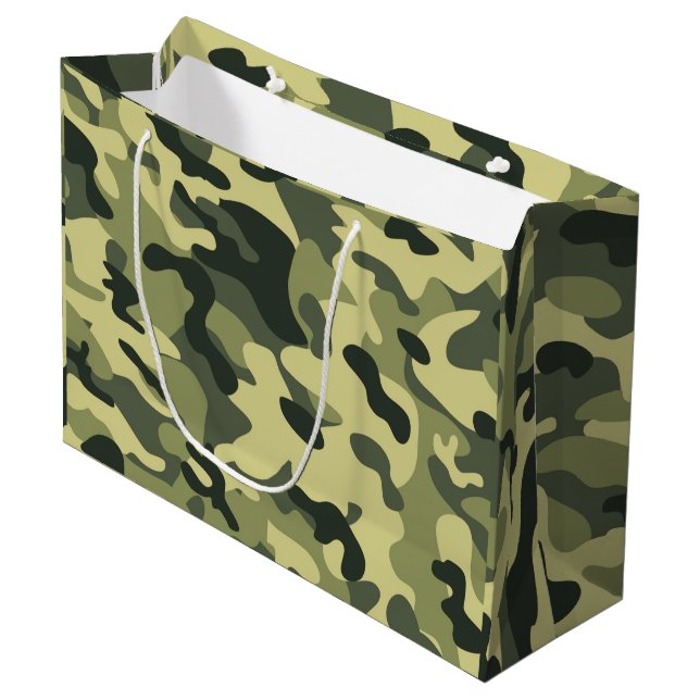 Grönt Camo (Framsidan Vinklad)