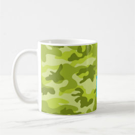 Grönt Camo 13.1 Halva Marathon Springer Sports-Rol Kaffemugg