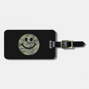 Grönt Camo Ansikte Bagagebricka