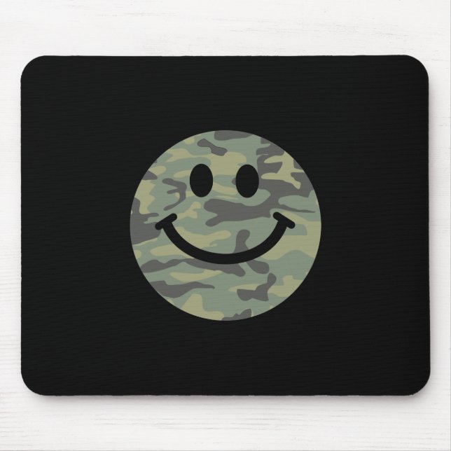 Grönt Camo Ansikte Musmatta (Framsidan)