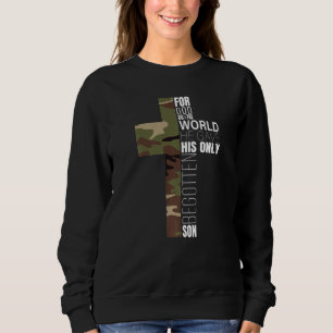 Grönt Camo Christian Kor Bible Verse Manar John 31 T Shirt