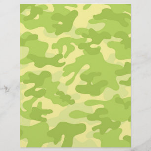Grönt Camo Design