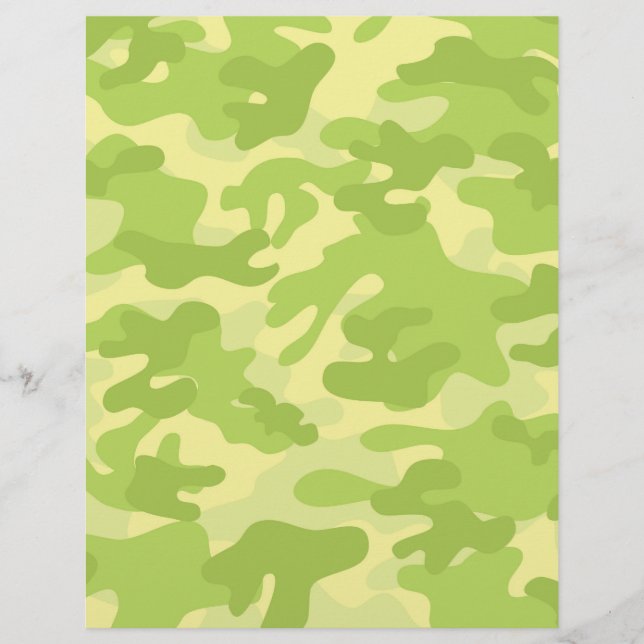 Grönt Camo Design (Framsida)