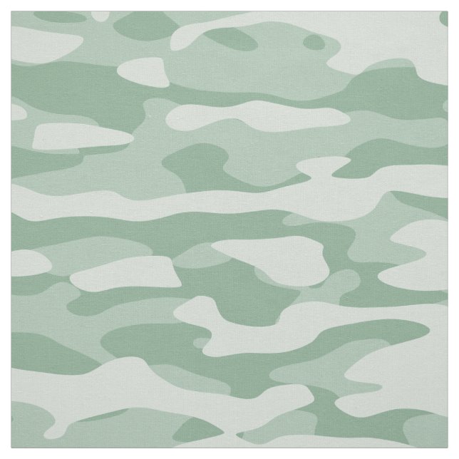 Grönt Camo Fabric Tyg (Provkarta)