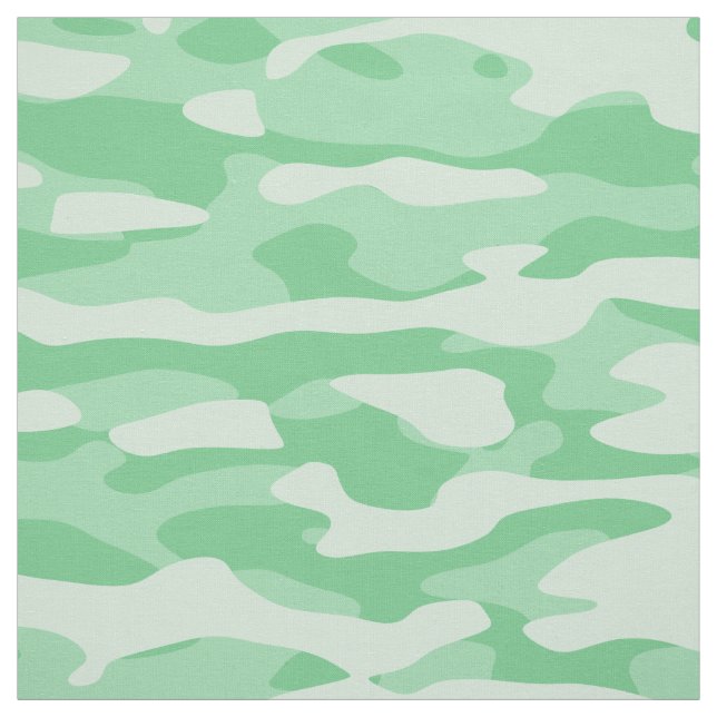 Grönt Camo Fabric Tyg (Provkarta)