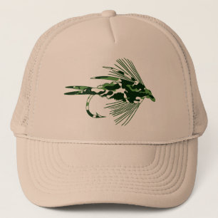 GRÖNT CAMO-FLYGFISKEDRAG KEPS