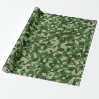 Grönt Camo Presentpapper