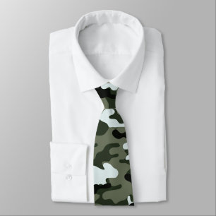 Grönt Camouflage Manar Tie Slips