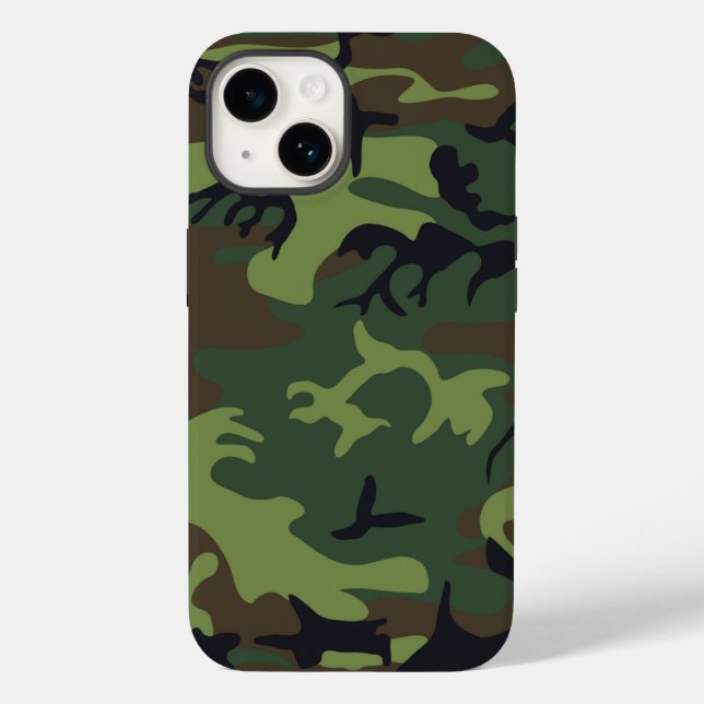 Grönt Camouflage Mönster (Baksida)