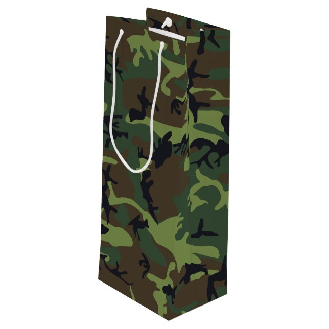 Grönt Camouflage Mönster, Militära Mönster, armén (Baksidan Vinklad)